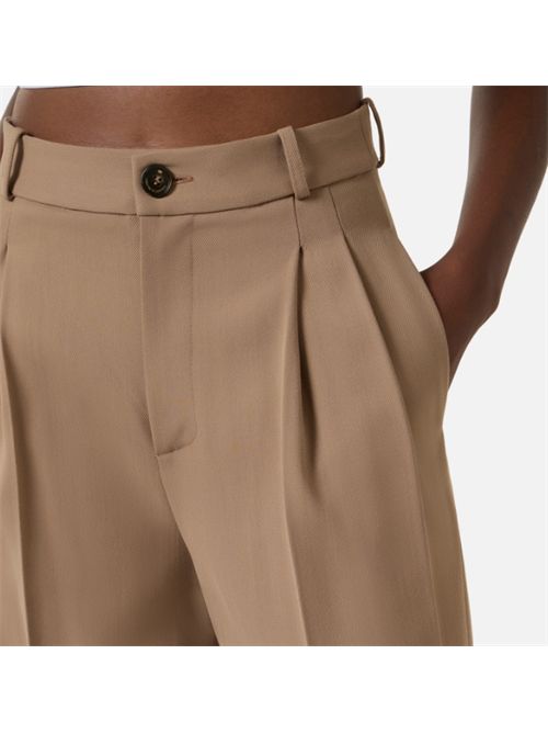 GABARDINE TROUSERS ELISABETTA FRANCHI | PA17661E2229 argilla